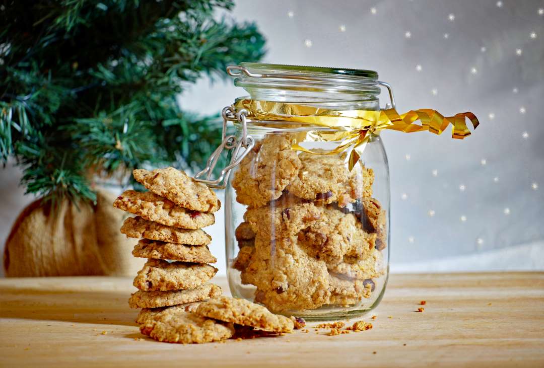 Weihnachtsplätzchen mit Nüssen und Haferflocken - mari-online ...